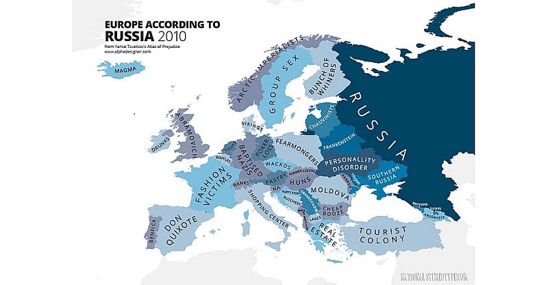 KARTA PREDRASUDA: Kako Rusi vide Europu?