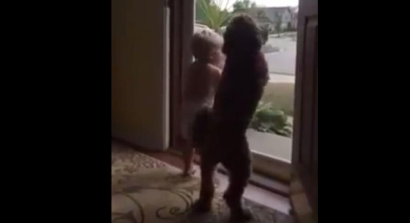 (VIDEO) Svi su sretni kad tata dođe doma