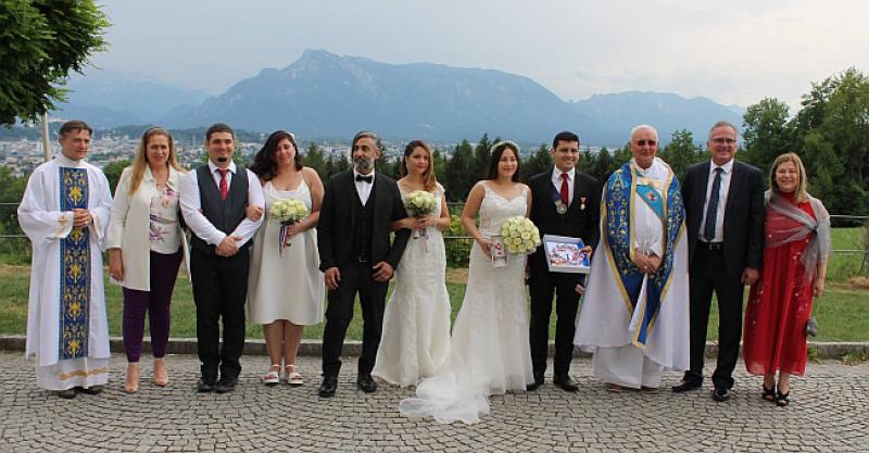 (FOTO) HRVATI SALZBURGA HODOČASTILI U MARIA PLAIN Tijekom hodočašća održana i tri vjenčanja