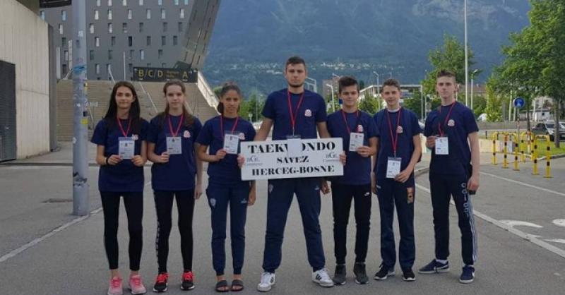 DVA ODLIČJA Taekwondo savezu Herceg Bosne na velikom međunarodnom natjecanju u Innsbrucku