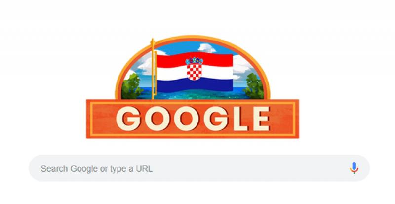 LIJEPA GESTA I Google slavi hrvatsku neovisnost, izvjesili trobojnicu