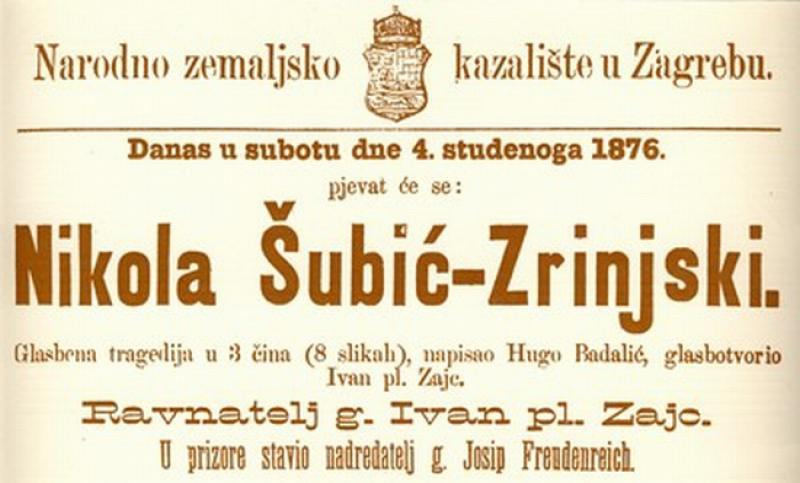 U BOJ, U BOJ! Prije 142 godine prvi je put izvedena legendarna opera Nikola Šubić-Zrinjski, danas se pjeva i u Japanu