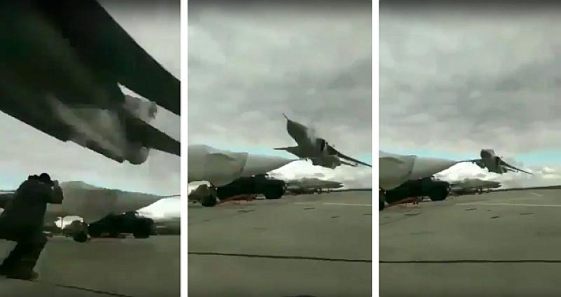 (VIDEO) ZAPANJUJUĆA SNIMKA Ukrajinski vojni zrakoplov prohujao par metara iznad snimatelja
