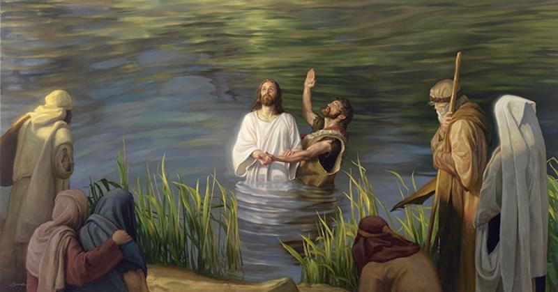 Pošto se Isus krstio, dok se molio, rastvori se nebo