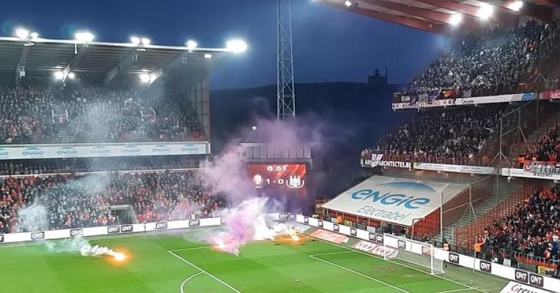 (VIDEO) I HRVATI NA TERENU Bijesni navijači Anderlechta prekinuli belgijski derbi