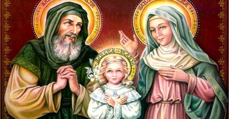 SVECI DANA Sveti Joakim i Ana – roditelji Blažene Djevice Marije