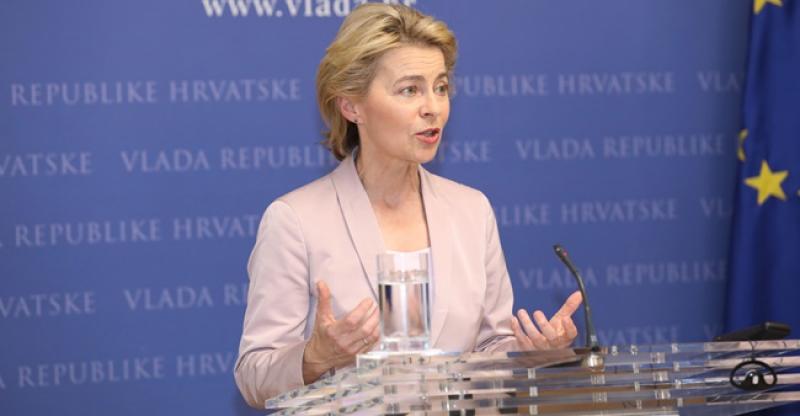 URSULA VON DER LEYEN U ZAGREBU 'Hrvatska je najmlađa članica EU-a, ali izvanredna'