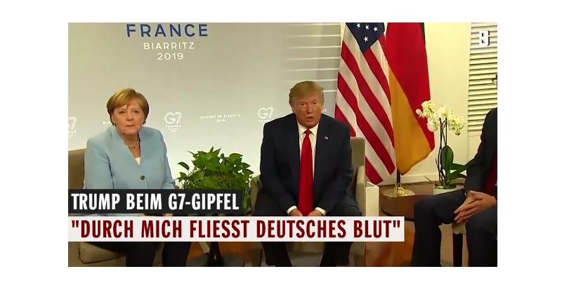 TRUMP OPET 'ODUŠEVIO' MNOGE SVOJOM IZJAVOM NA SUMMITU G7 U mojim venama teče njemačka krv! Pogledajte kako je reagirala Merkel