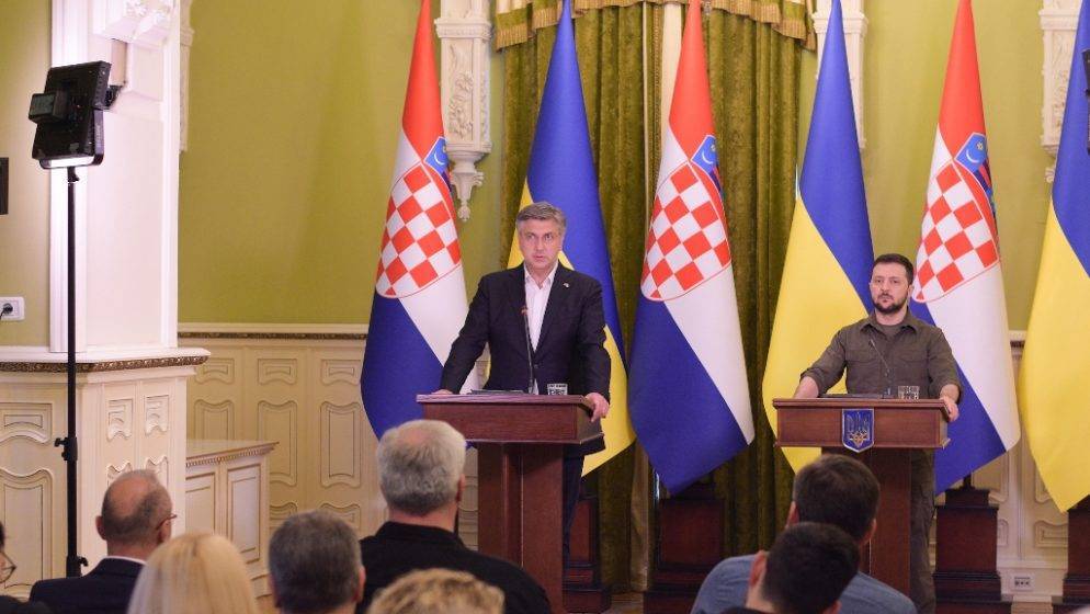 PLENKOVIĆ U KIJEVU: ‘Hrvatska se divi otporu ukrajinskog naroda’