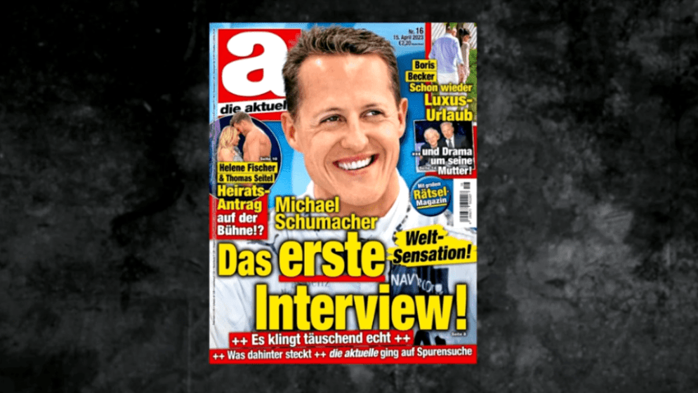 Njemačka urednica otpuštena zbog lažnog intervjua s Michaelom Schumacherom