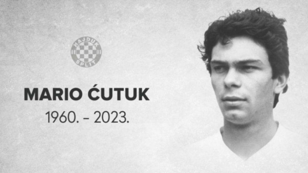 U 63. godini života preminuo bivši nogometaš i trener Hajduka  - Mario Ćutuk