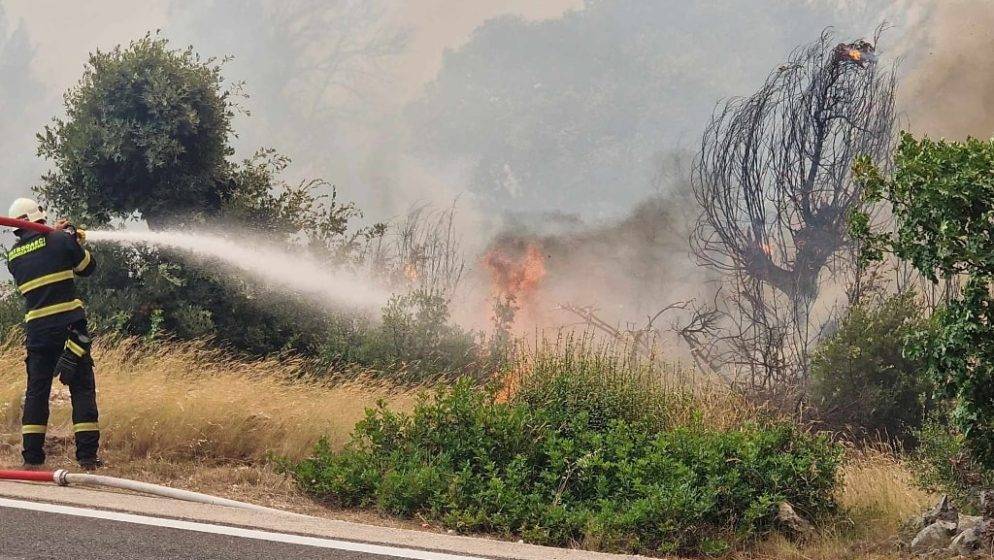 Požar kod Grebaštice pod nadzorom: Prema prvim procjenama, opožarena je površina od oko 600 hektara