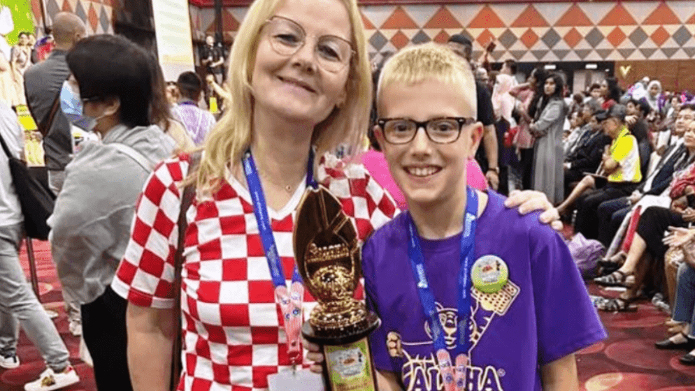 Dječak s Kajzerice, Petar Andačić, je svjetski prvak u mentalnoj aritmetici