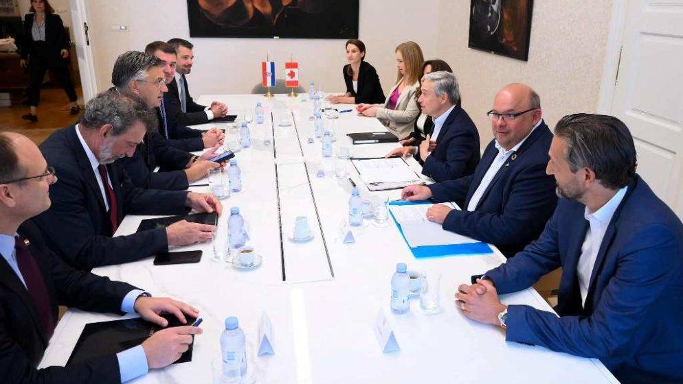 Kanadski ministar inovacija, znanosti i industrije François-Philippe Champagnea posjetio Hrvatsku, susreo se s premijerom Plenkovićem
