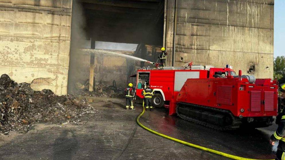 Ugašen veći dio požara koji je planuo u tvrtki EKO FLOR u Zaprešiću