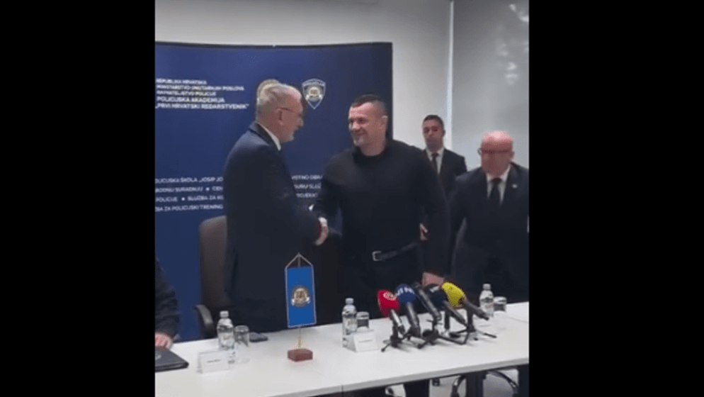 Božinović i Cro Cop potpisali ugovor o volontiranju na Policijskoj akademiji